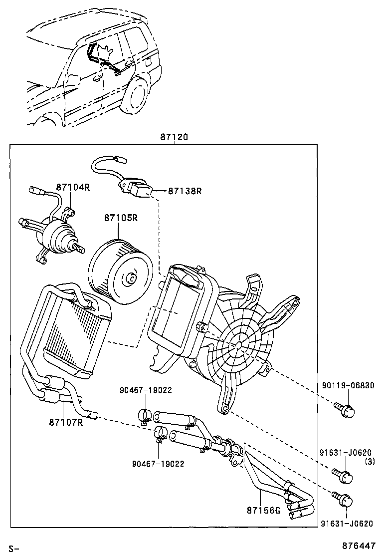 Heating Air Conditioning Heater Unit Blower