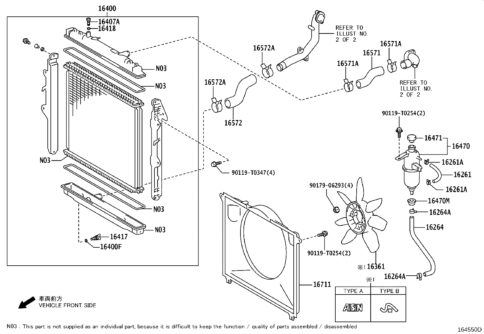 Radiator Water Outlet