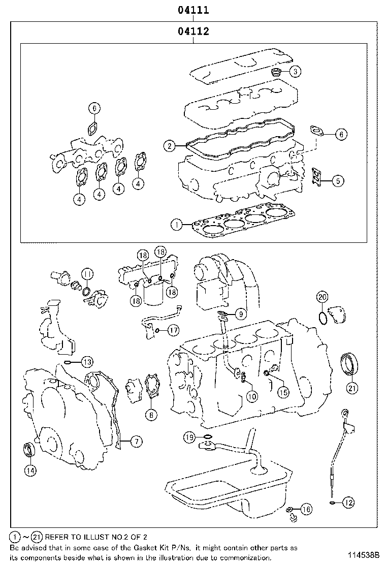 Engine Overhaul Gasket Kit