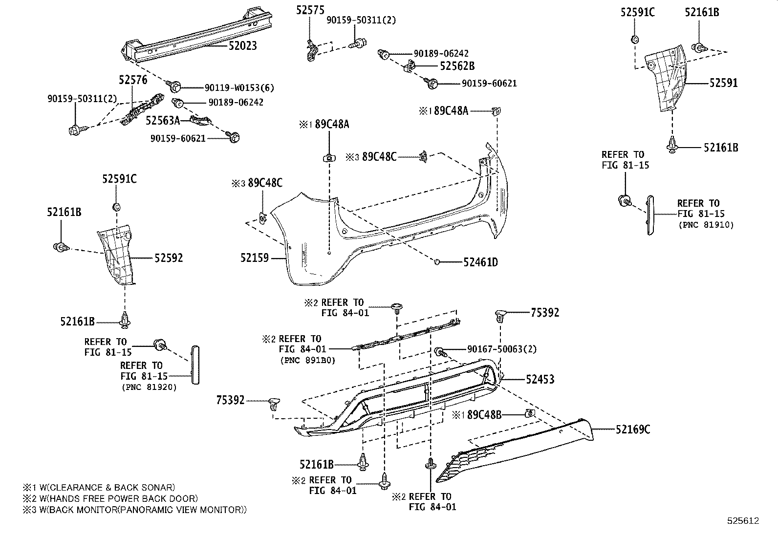 Rear Bumper & Bumper Stay