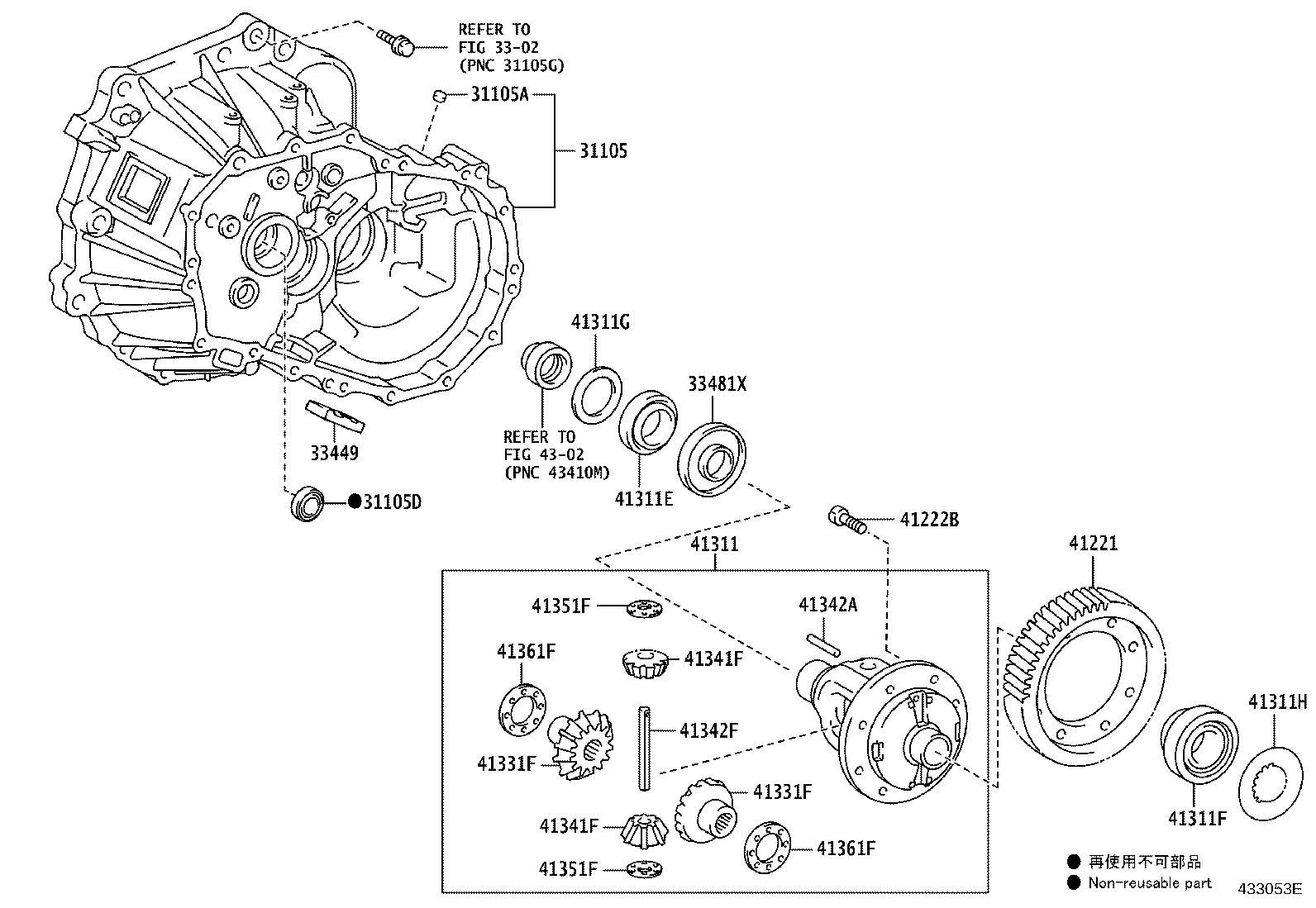 Front Axle Housing & Differential