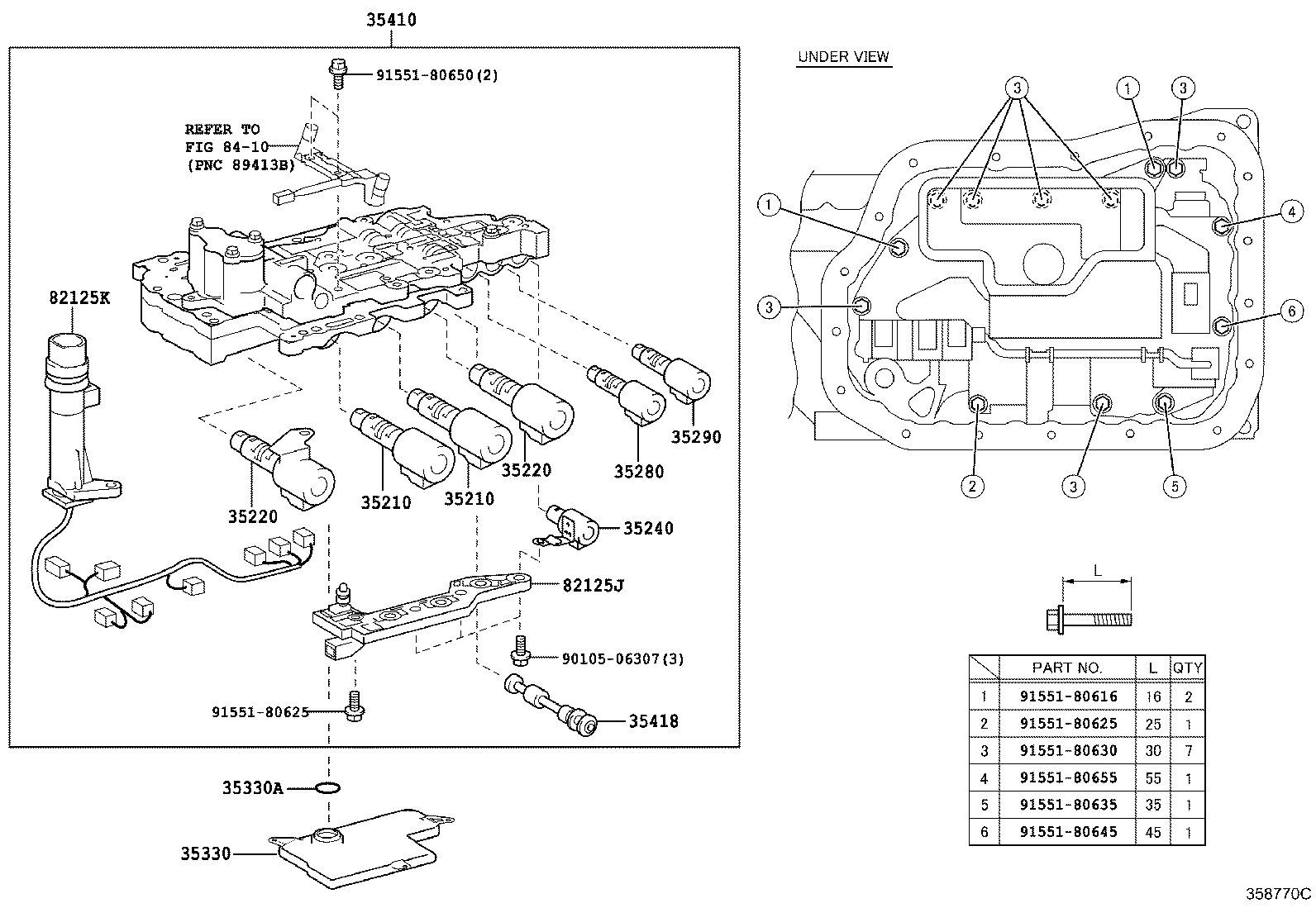 Valve Body Oil Strainer