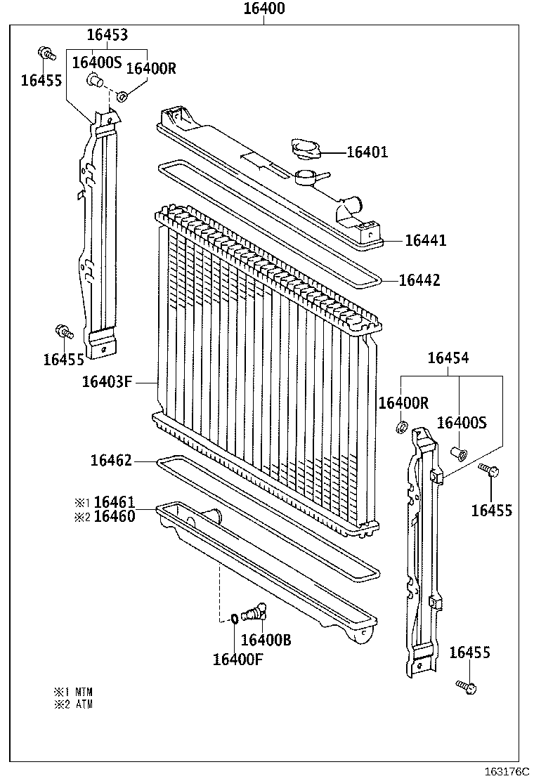 Radiator Water Outlet