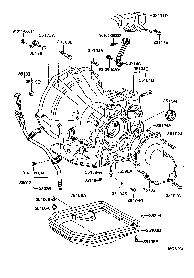 Transmission Case & Oil Pan