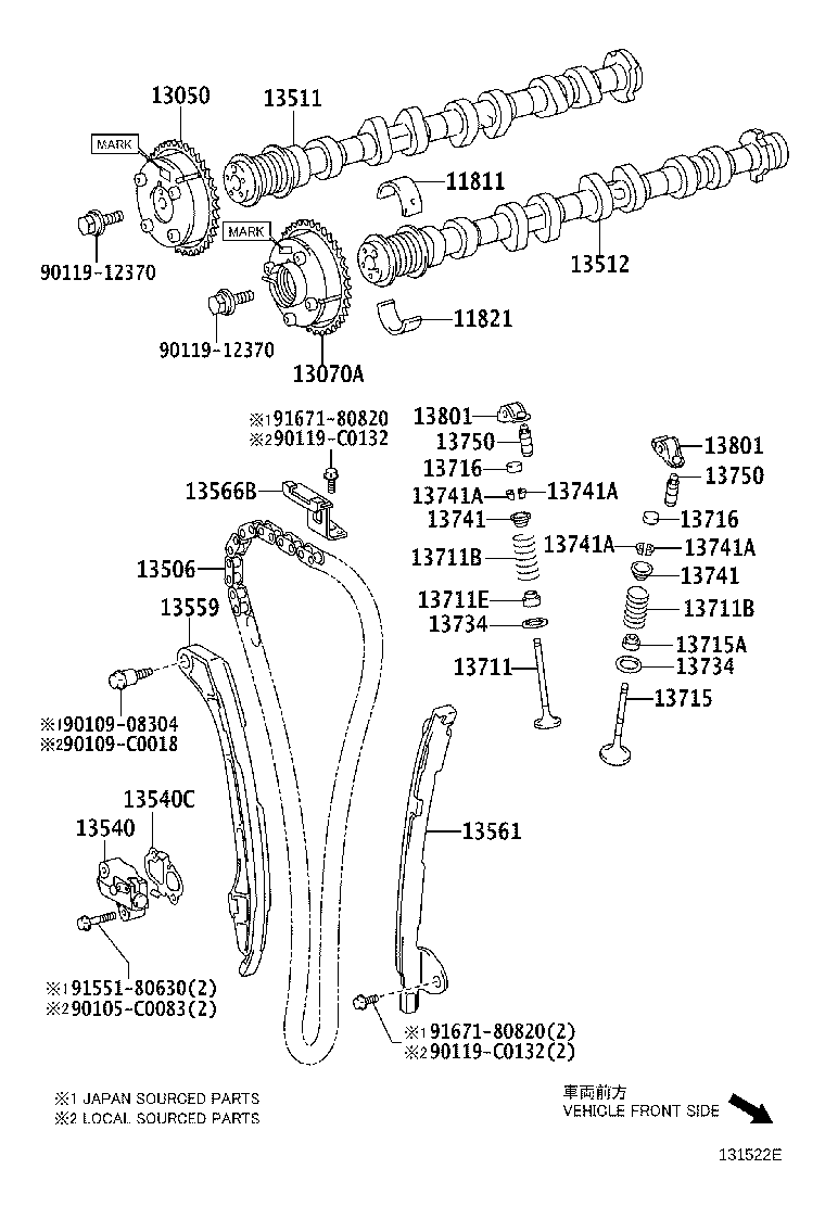 Camshaft & Valve