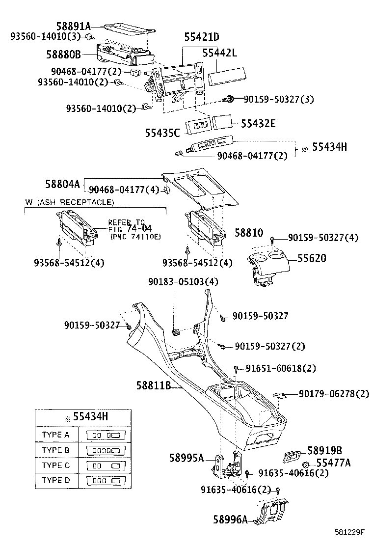 Console Box & Bracket