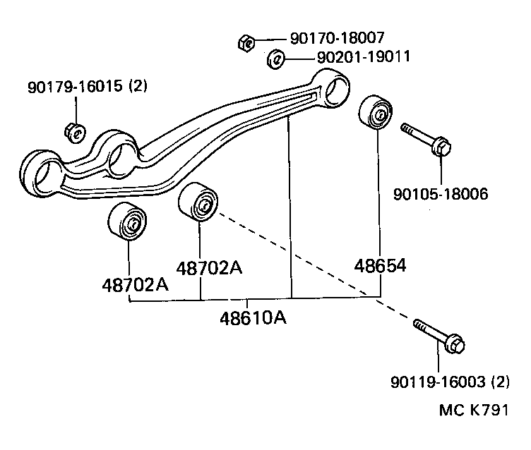 Front Axle Arm Steering Knuckle