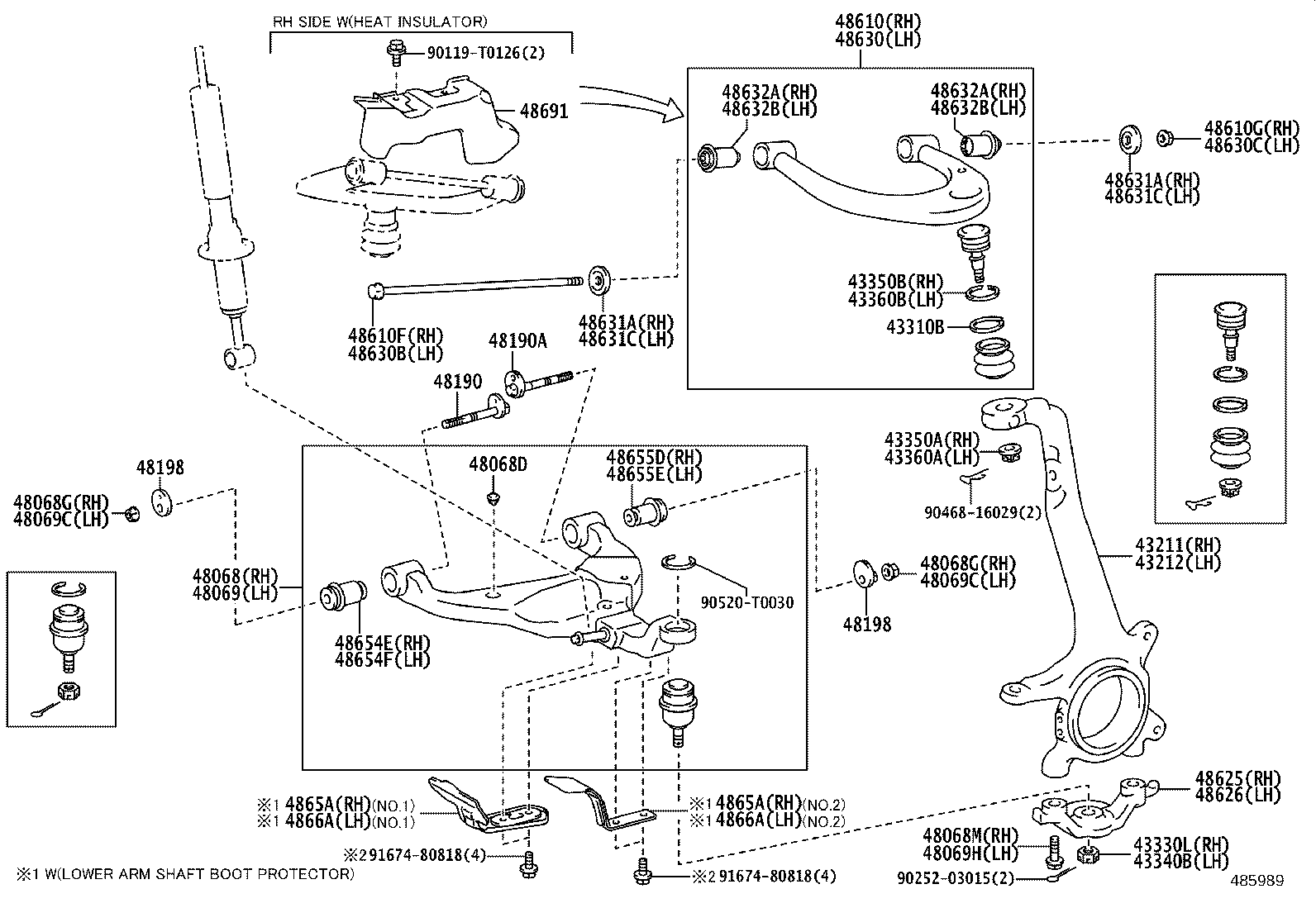 Front Axle Arm Steering Knuckle