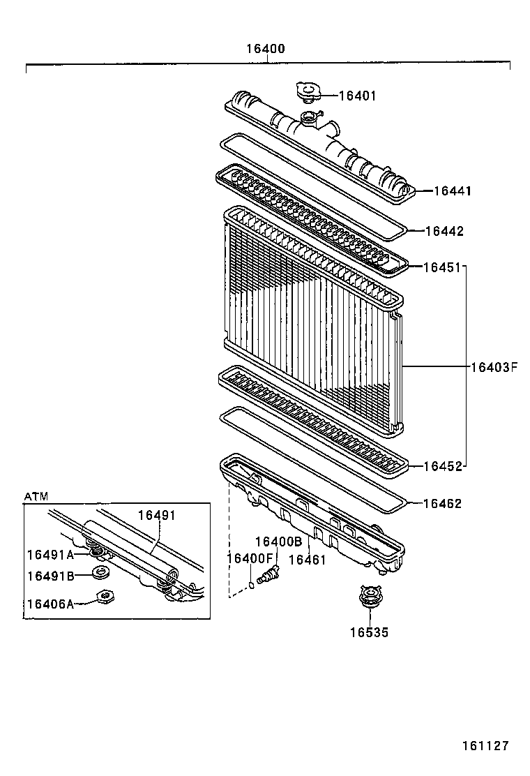 Radiator Water Outlet