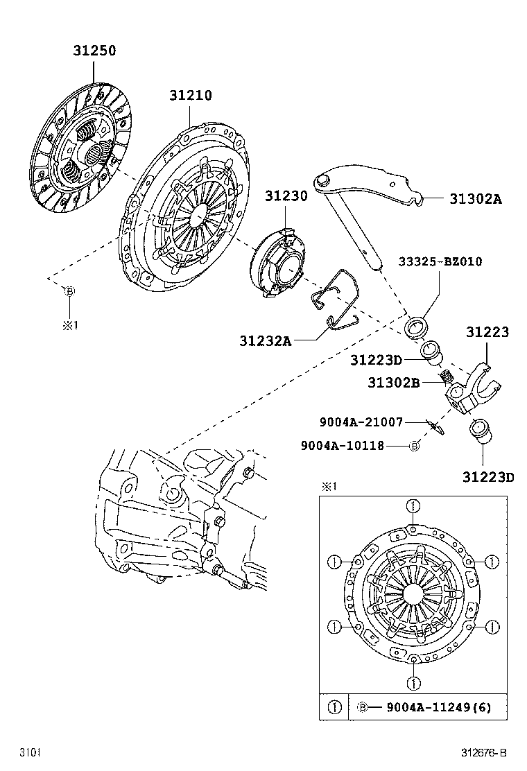 Clutch & Release Fork