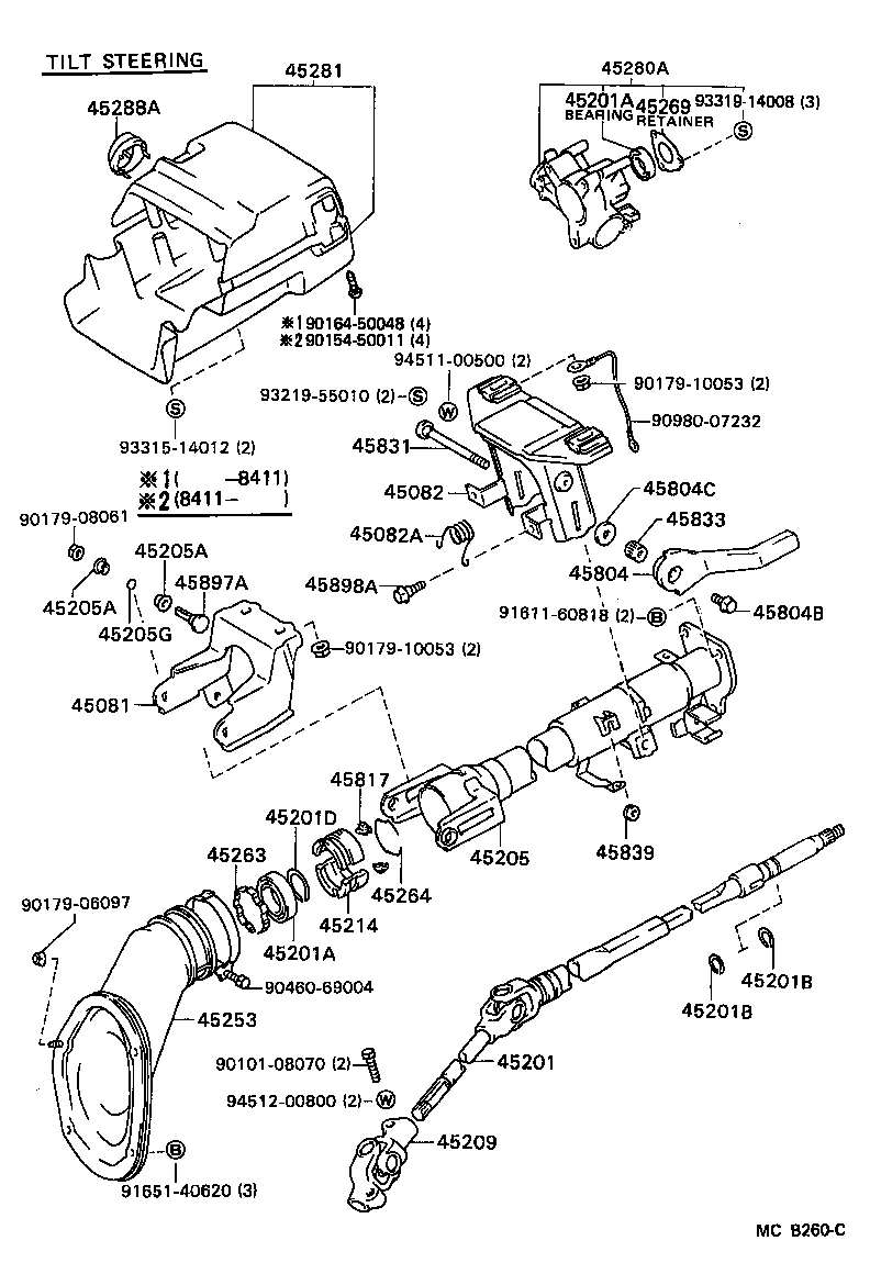 9038911005 Bush(For Steering Column Tube) Toyota YoshiParts