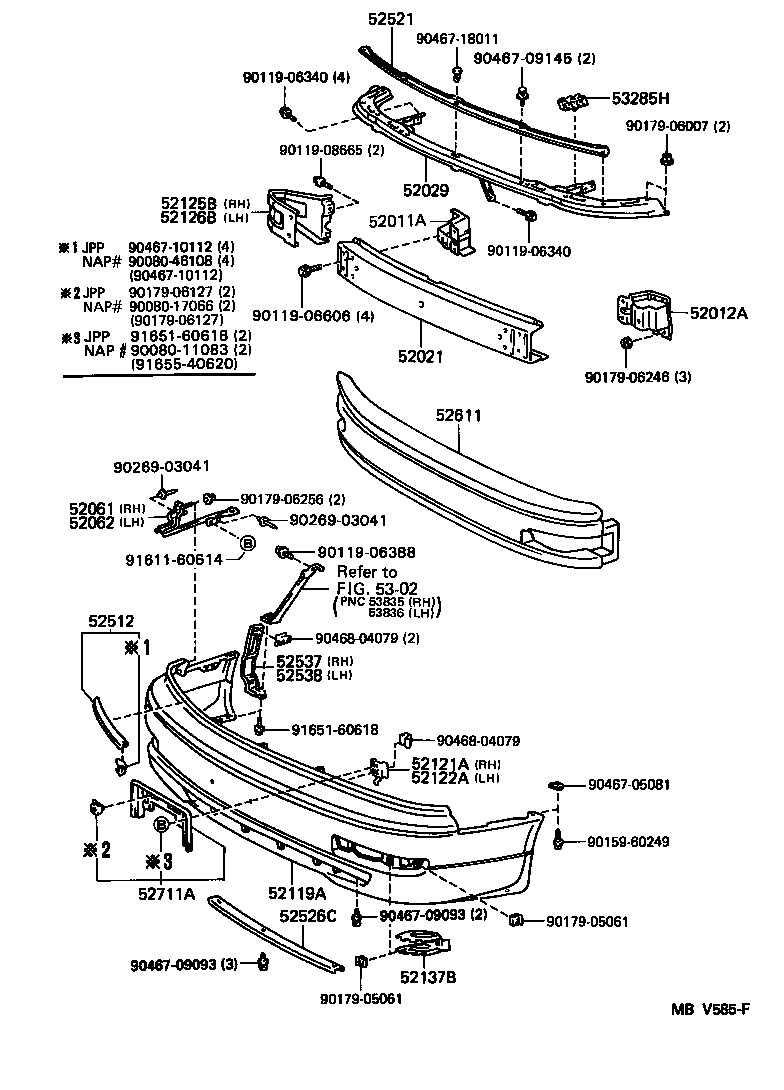 Front Bumper Bumper Stay