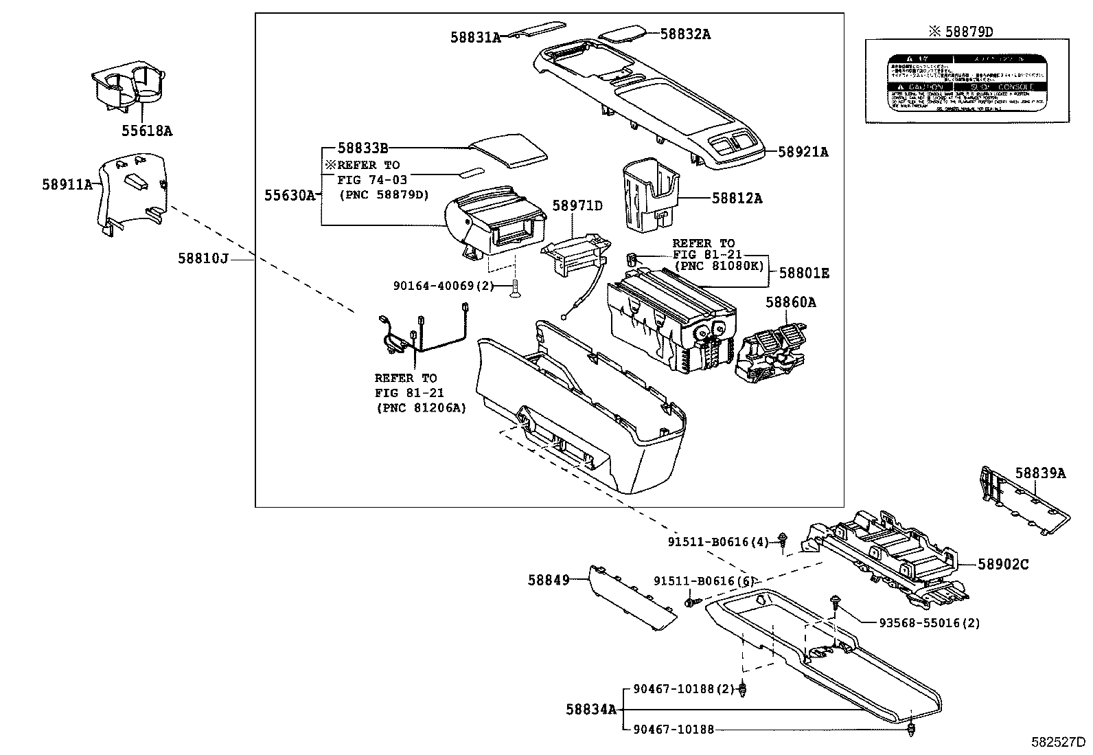 Console Box & Bracket
