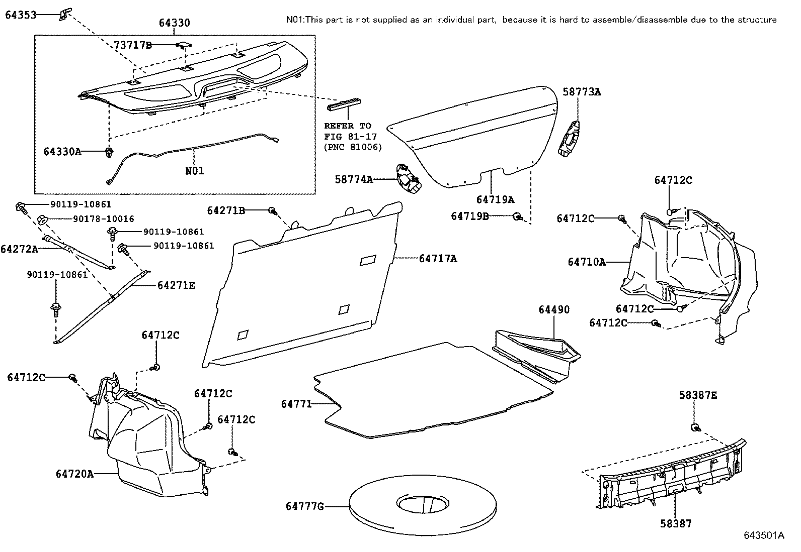 Package Tray Panel & Luggage Compartment Mat