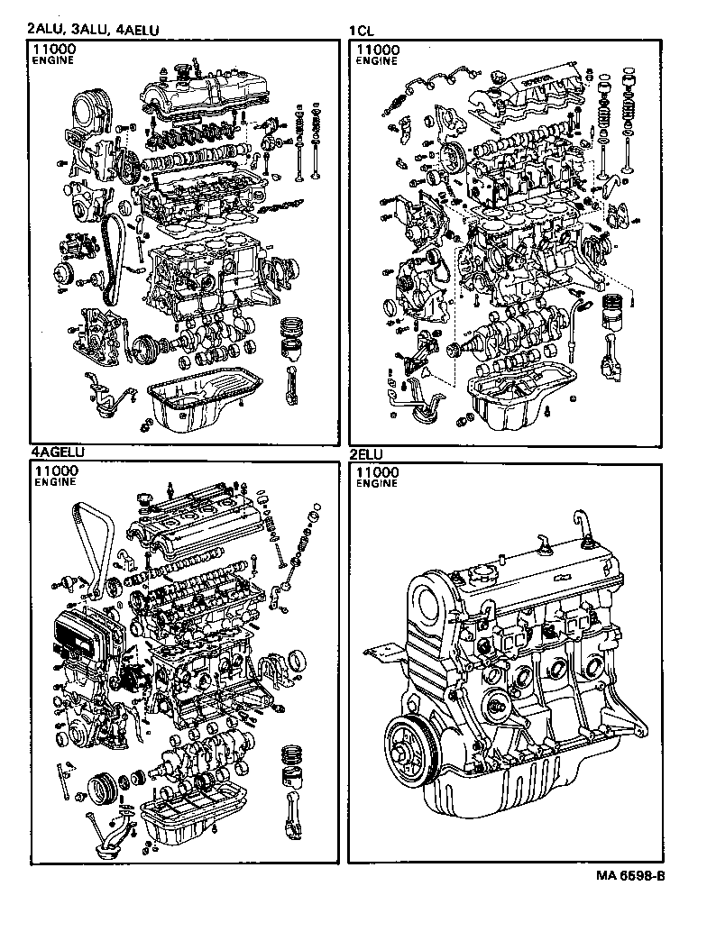 Partial Engine Assembly