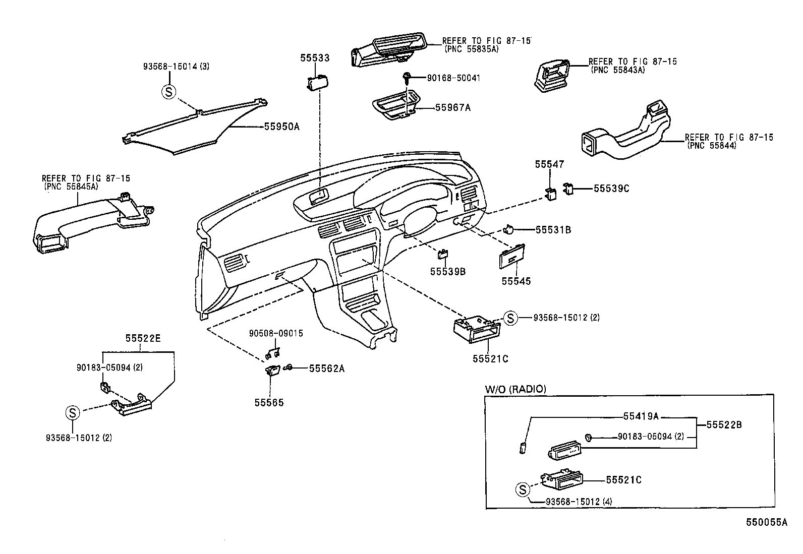 Instrument Panel Glove Compartment
