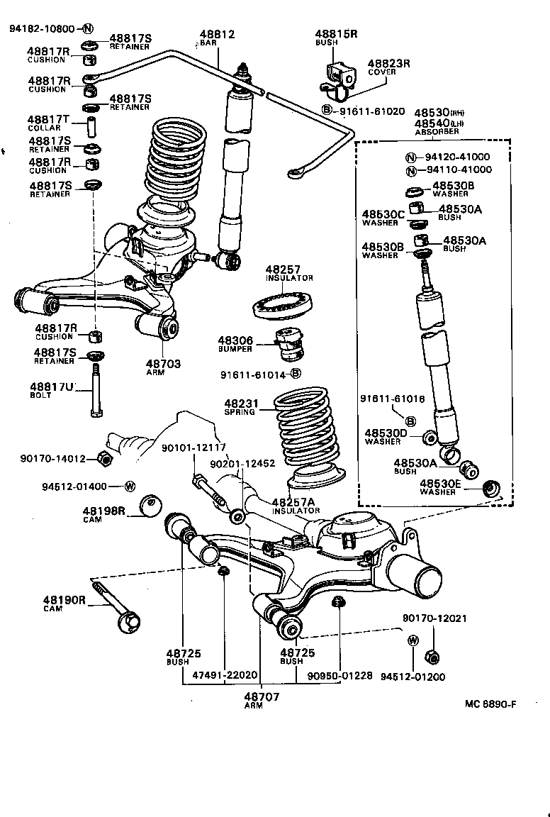 Rear Spring & Shock Absorber