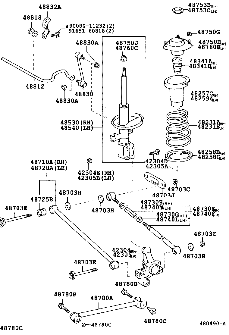 Rear Spring & Shock Absorber
