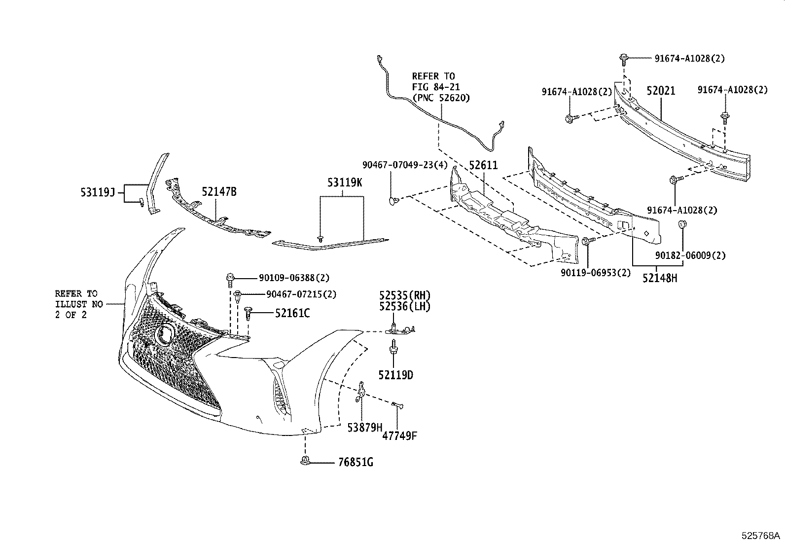 Front Bumper Bumper Stay