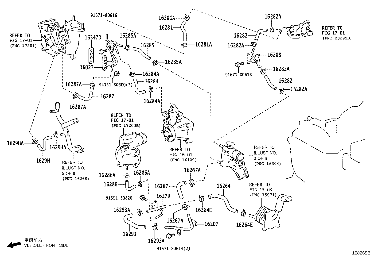 Radiator Water Outlet