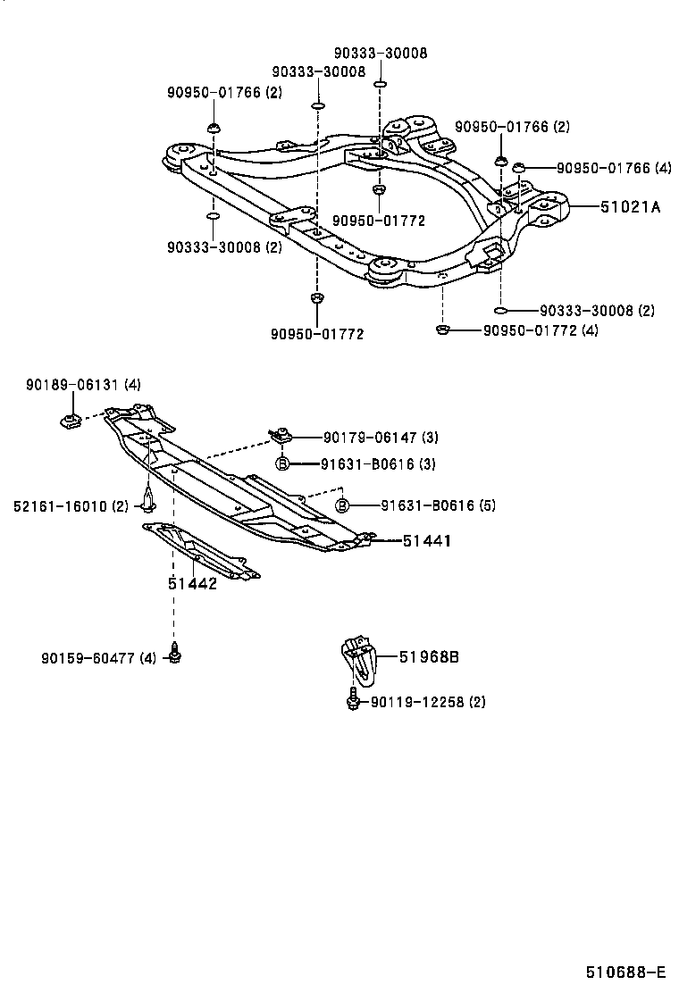 Suspension Crossmember & Under Cover