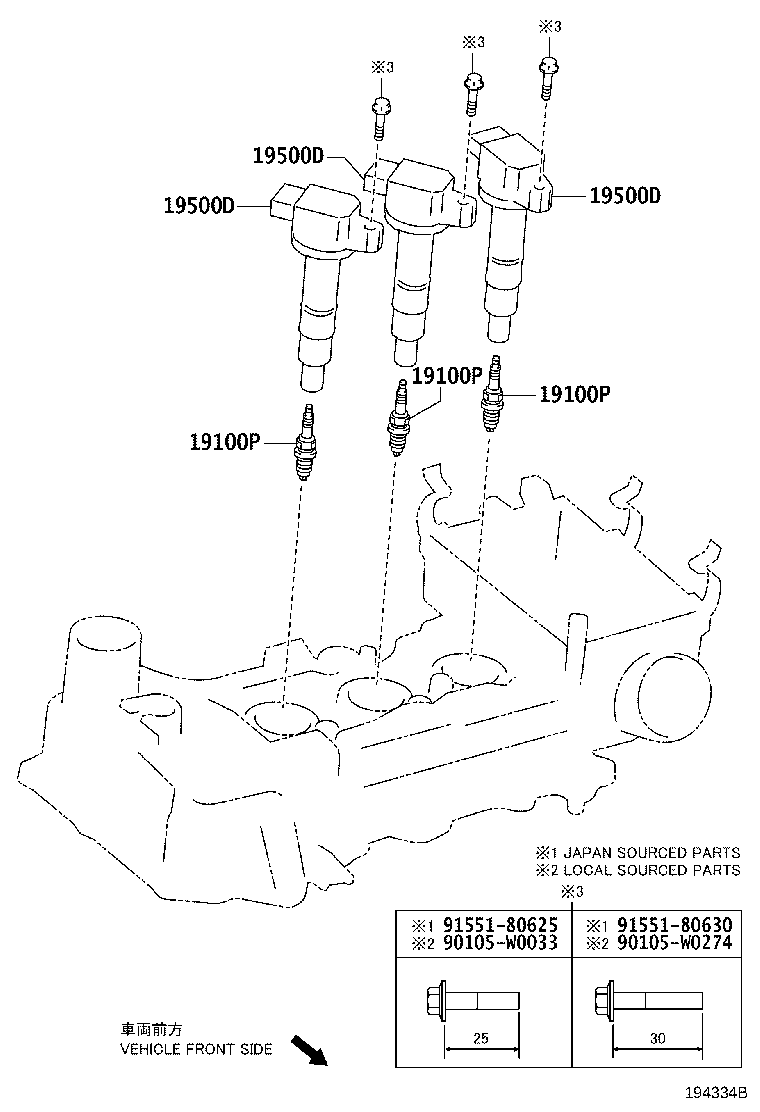 Ignition Coil Spark Plug Glow Plug