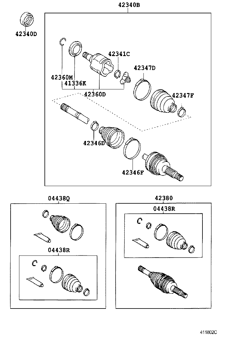Rear Axle Shaft Hub