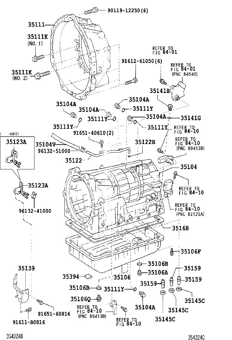 Transmission Case & Oil Pan