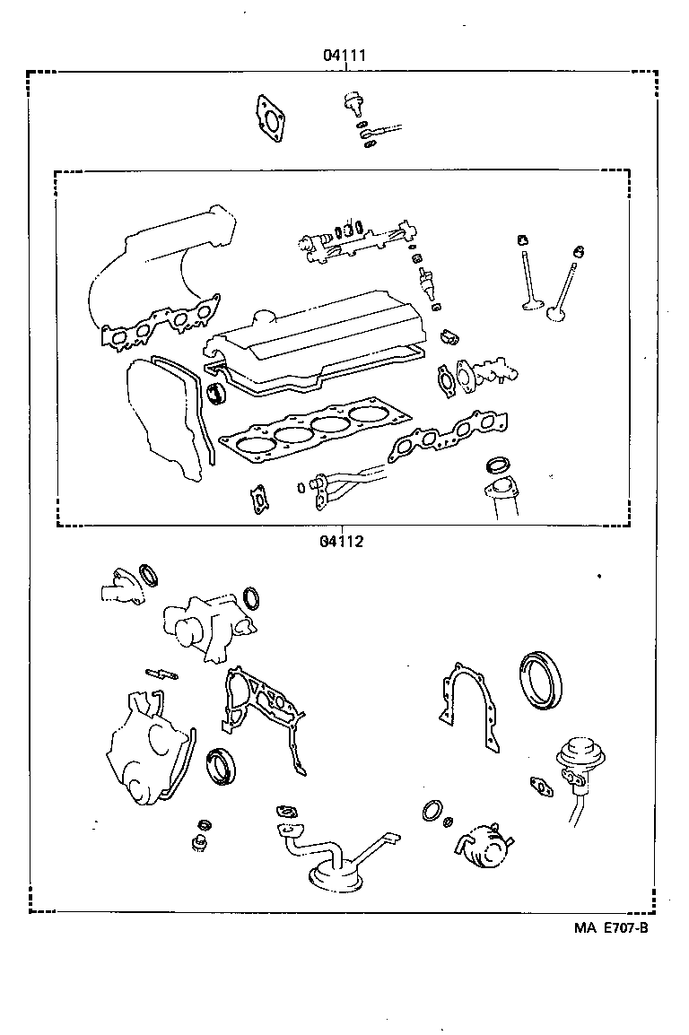 Engine Overhaul Gasket Kit