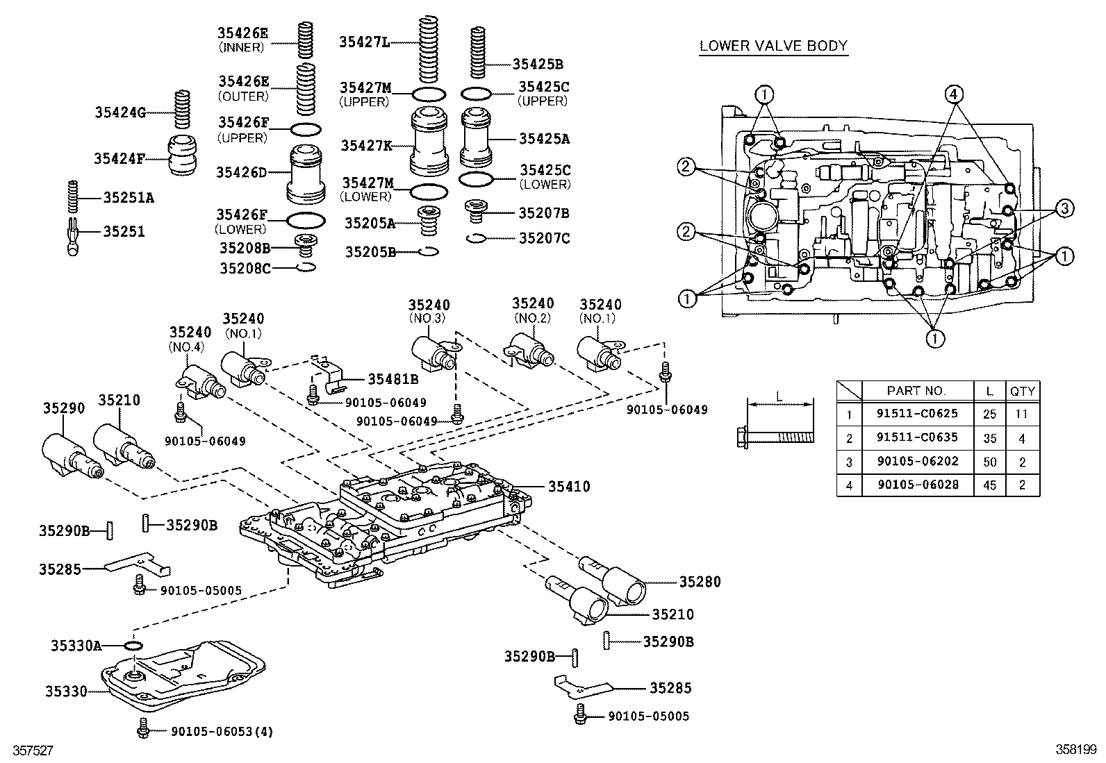 Valve Body Oil Strainer