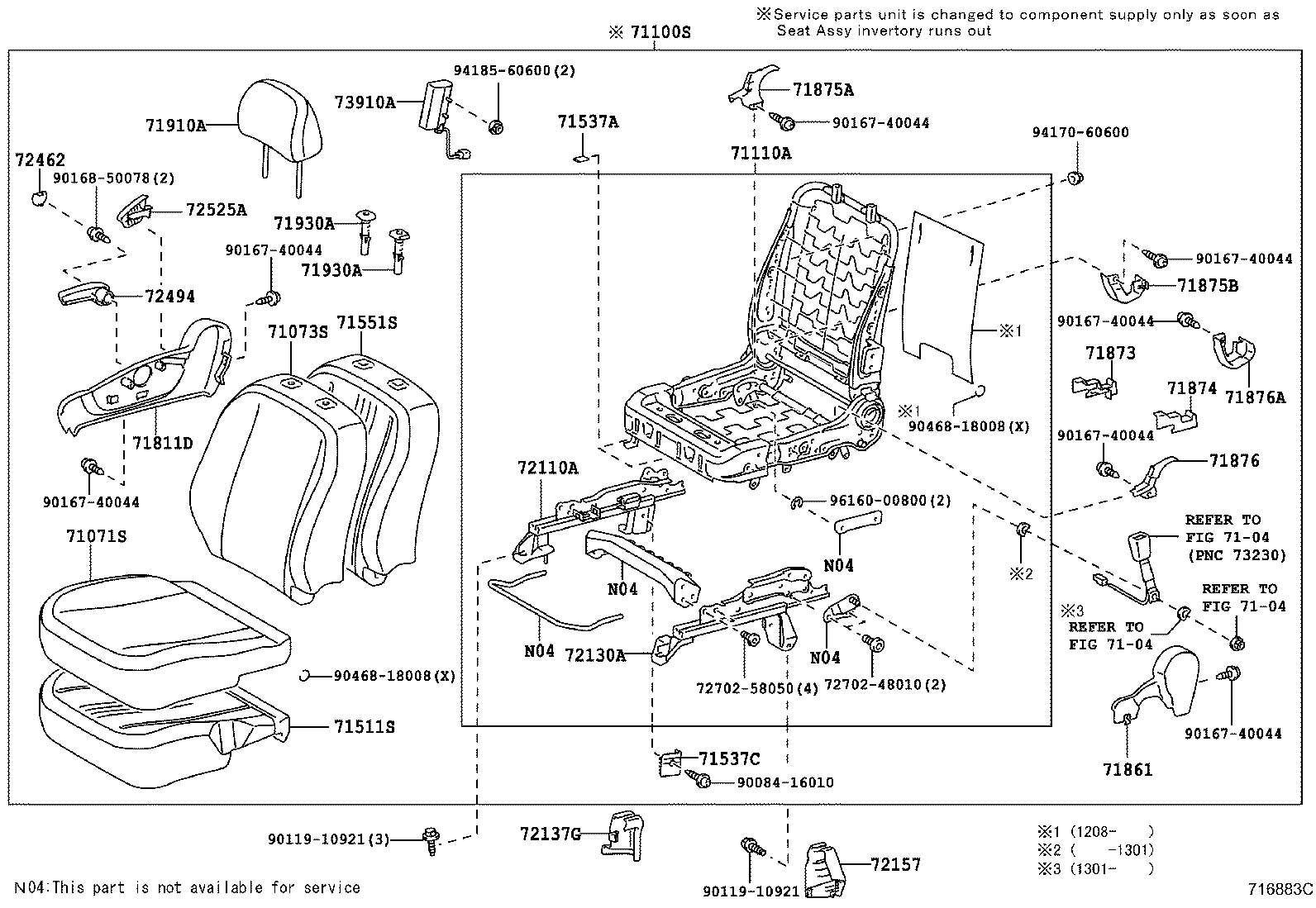 Asiento delantero y riel del asiento