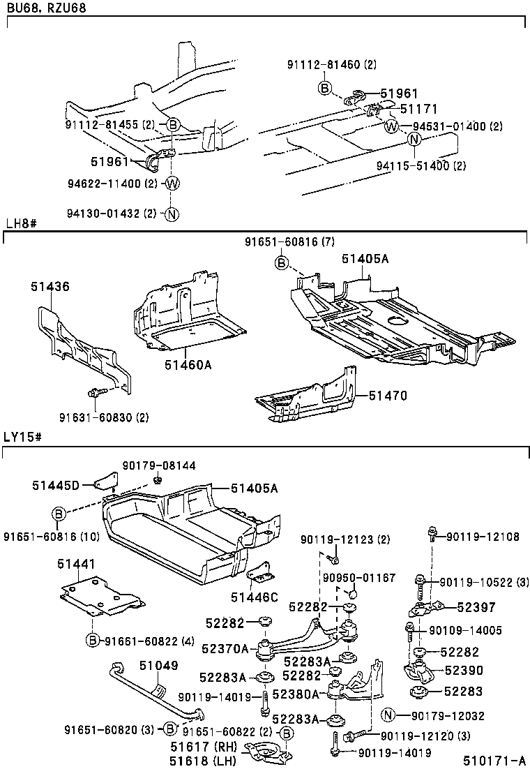 Suspension Crossmember & Under Cover