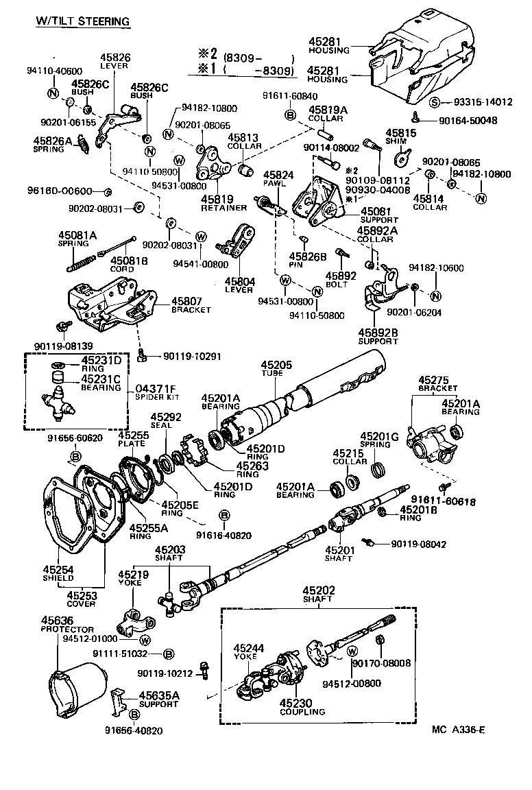 Steering Column & Shaft