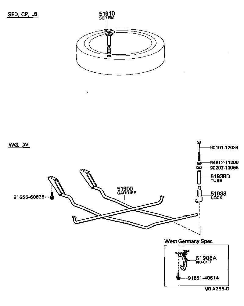 Spare Wheel Carrier