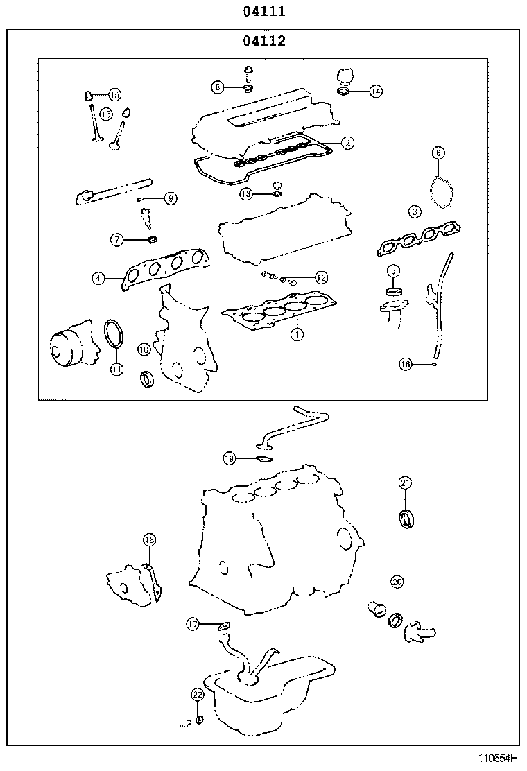 Engine Overhaul Gasket Kit