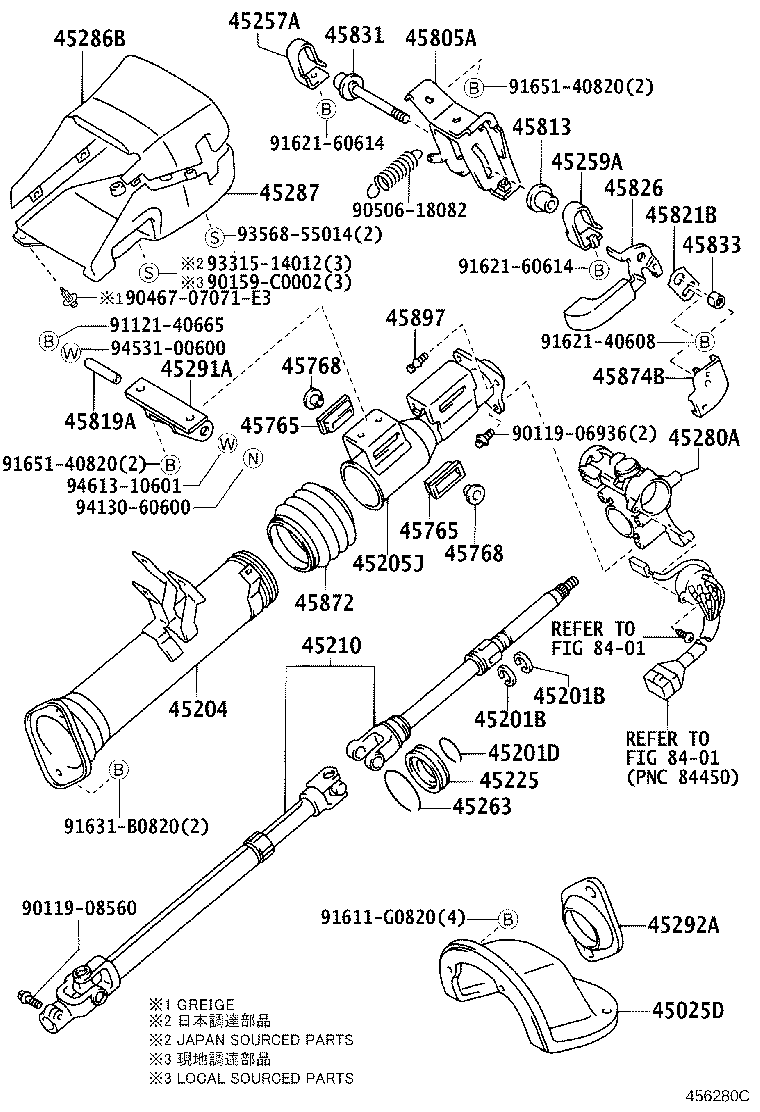 Steering Column & Shaft