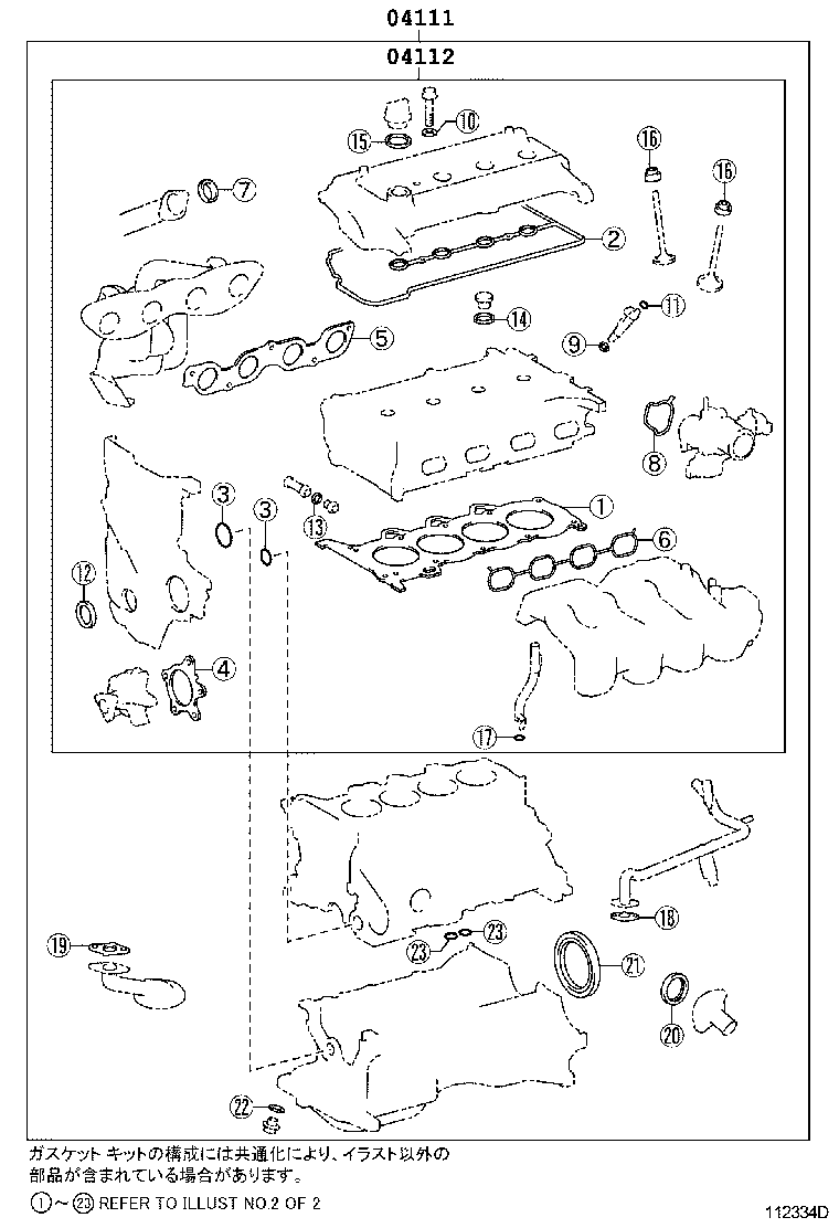 Engine Overhaul Gasket Kit