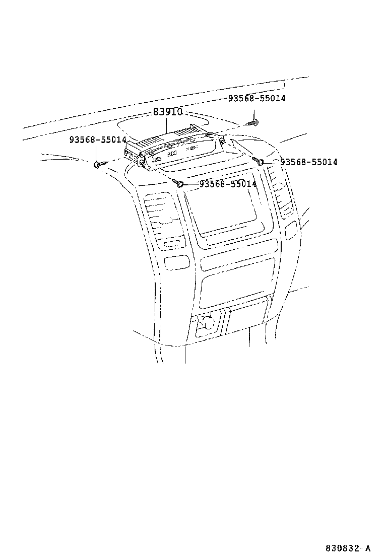 83910-60180 Clock Assy Toyota | YoshiParts