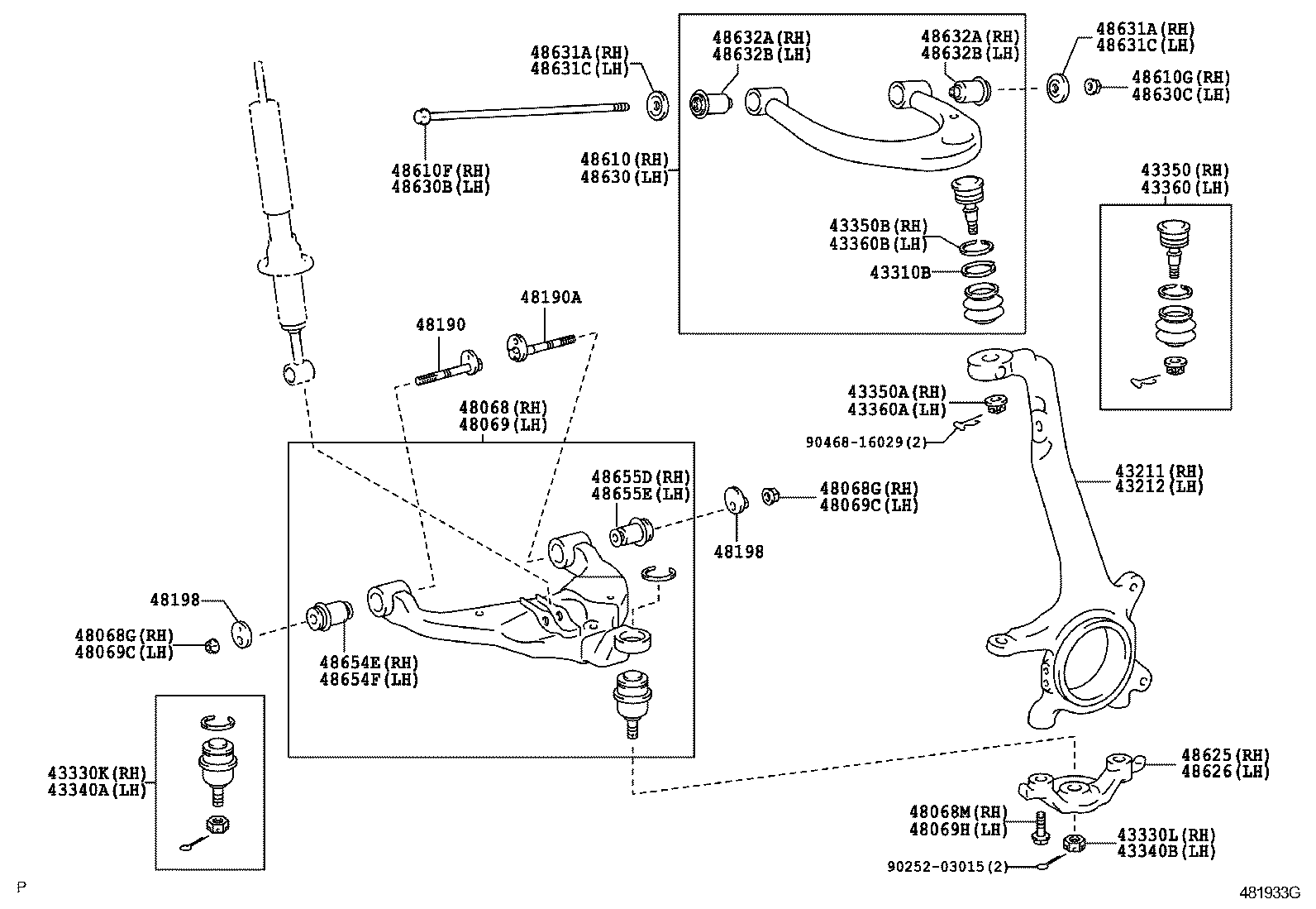 Front Axle Arm Steering Knuckle