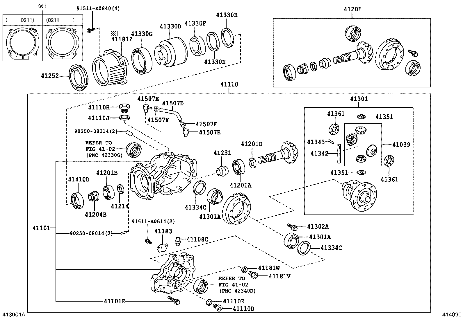 Rear Axle Housing Differential