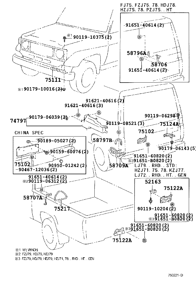 Soporte de placa de matrícula de caja de herramientas