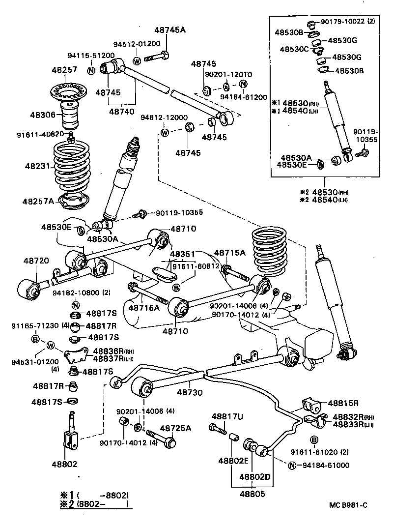 Rear Spring & Shock Absorber