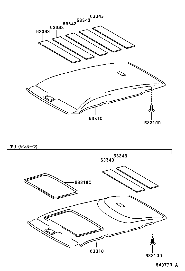 Headlining & Silencer Pad