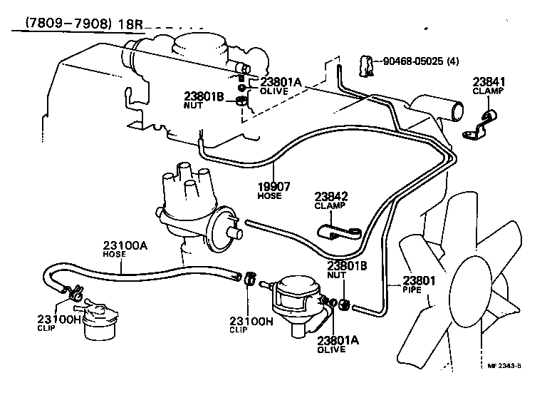 Fuel Pipe Clamp