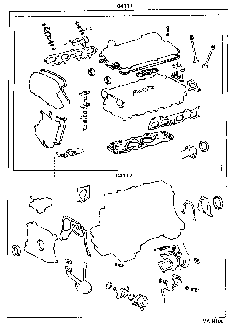Engine Overhaul Gasket Kit