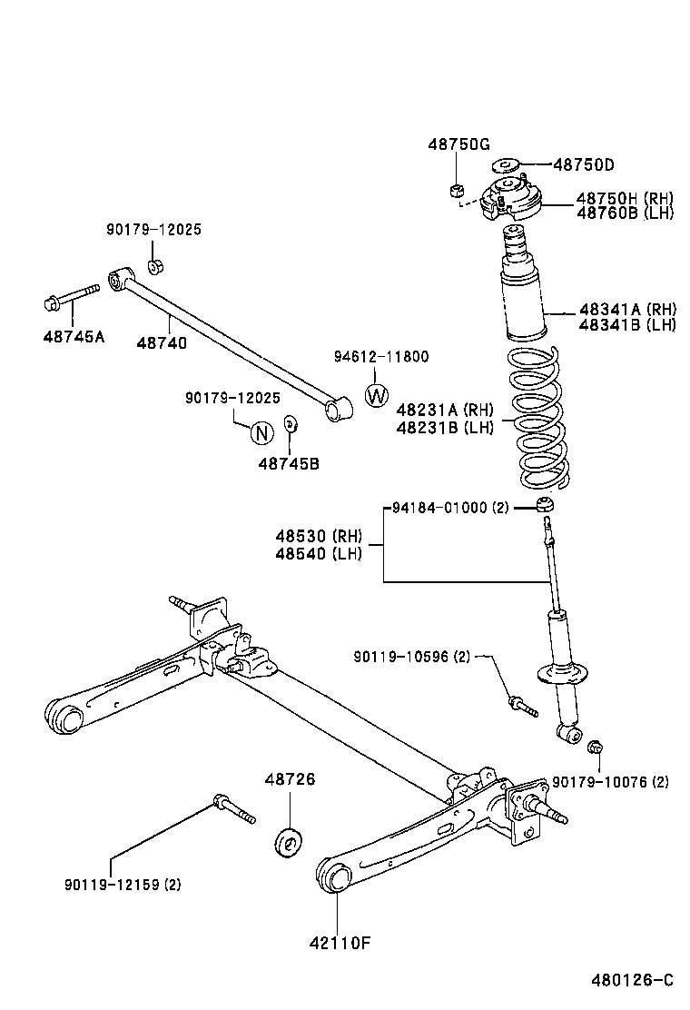 Rear Spring & Shock Absorber