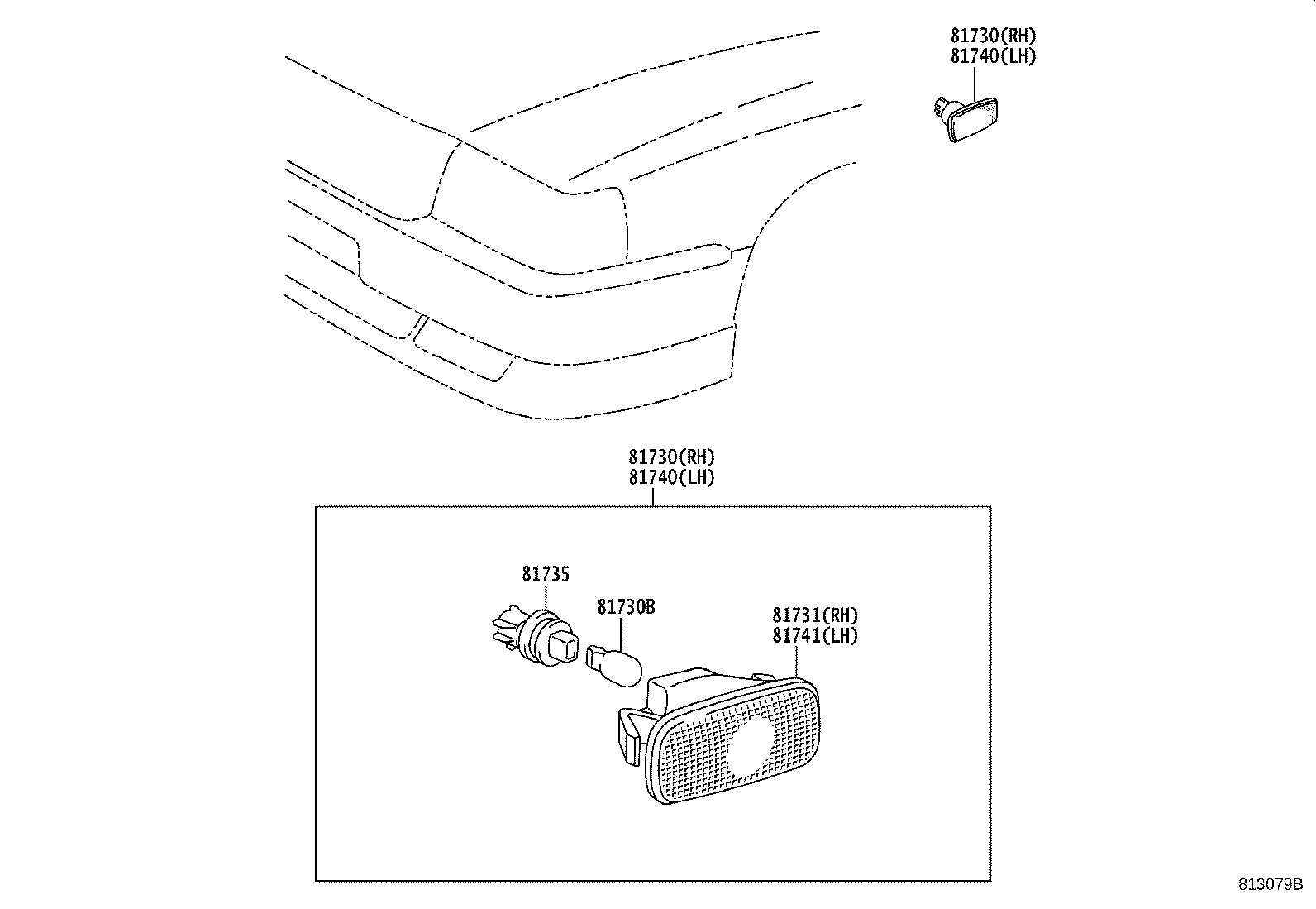 Turn Signal Lamp & Outer Mirror Lamp