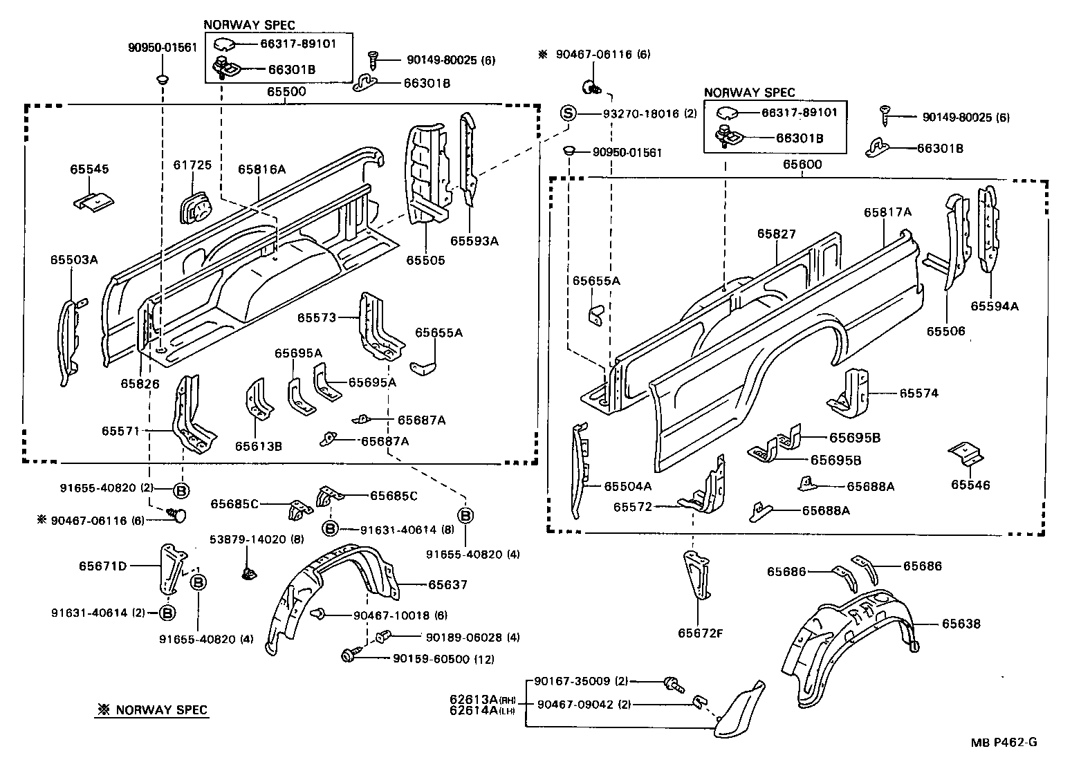 Rear Body Side Panel