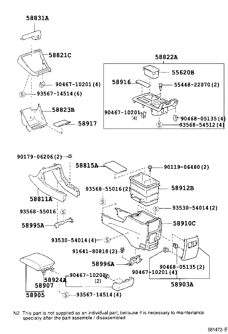 Console Box & Bracket