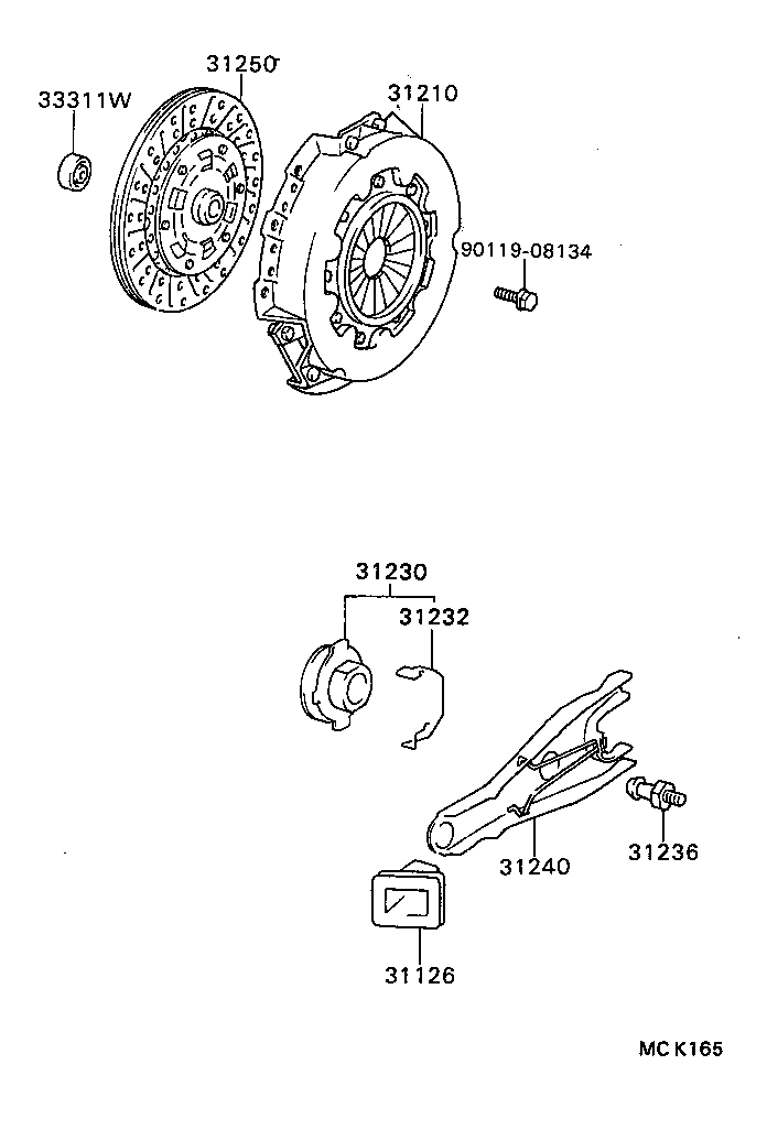 Clutch & Release Fork